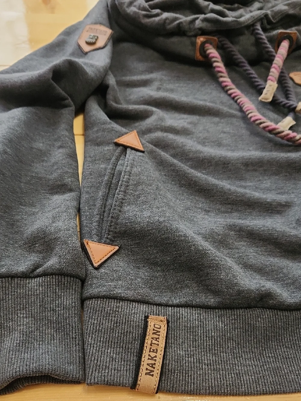 Naketano Hoodie Double Hood Funnel Neck S - Picture 9 of 16